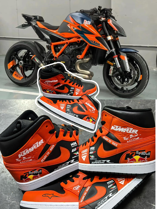 RiderSneaks – Custom Moto High‑Top Sneakers