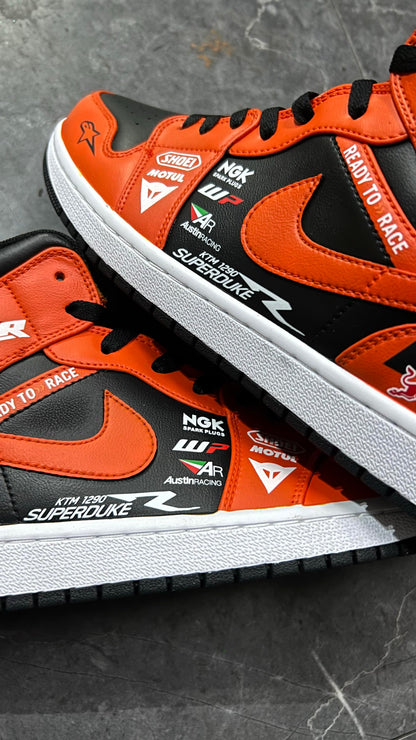 RiderSneaks – Custom Moto High‑Top Sneakers