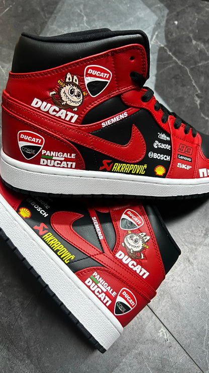 RiderSneaks – Custom Moto High‑Top Sneakers
