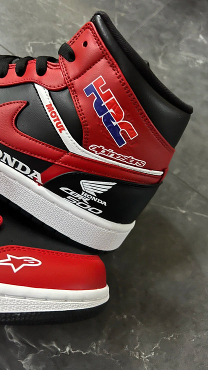 RiderSneaks – Custom Moto High‑Top Sneakers