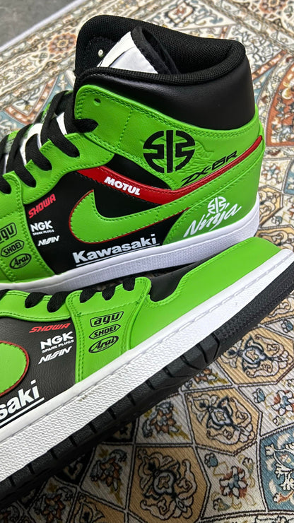 RiderSneaks – Custom Moto High‑Top Sneakers