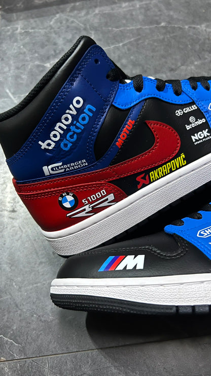 RiderSneaks – Custom Moto High‑Top Sneakers