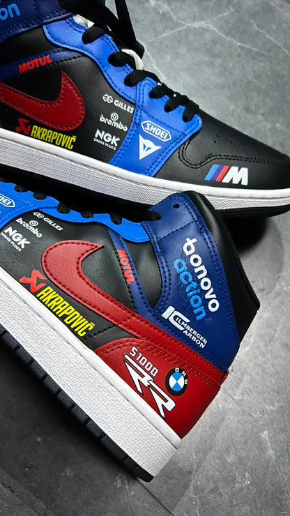 RiderSneaks – Custom Moto High‑Top Sneakers